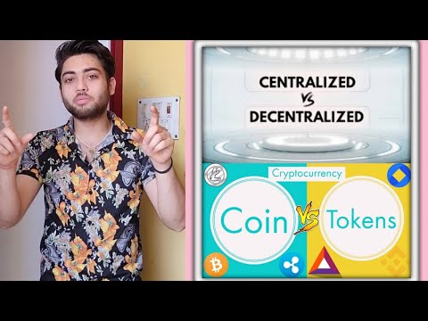 Centralized V/S Decentralized networks |&| Coin V/S Token | Types of cryptocurrency | P to P network