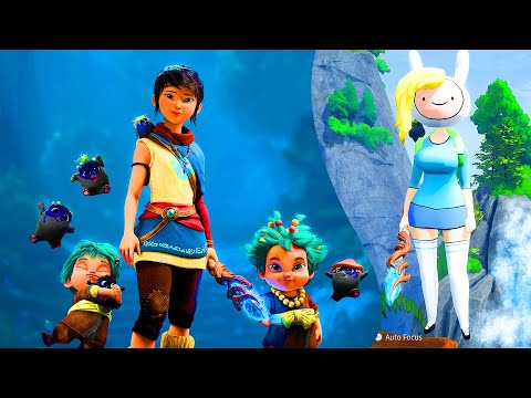 Kena: Bridge of Spirits - 1Hit Runthrough - Full Game Fionna Mod-No Commentary - Skipped Story 60FPS
