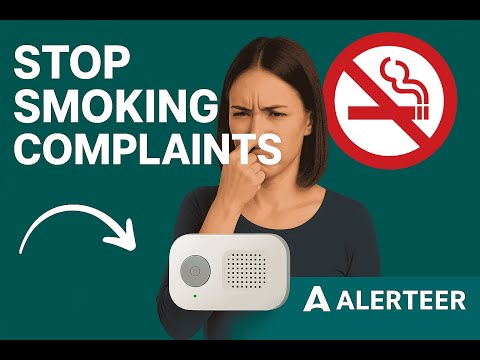 Stop Smoking Complaints Before Guests Post Them | Alerteer Smart Sensors