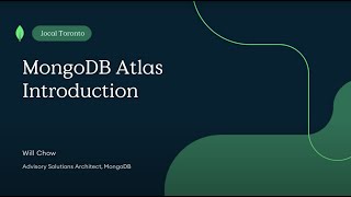 MongoDB Atlas Introduction