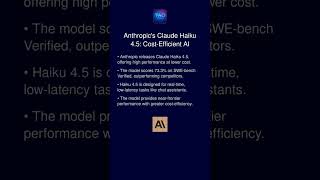 Anthropic's Claude Haiku 4.5: Cost-Efficient AI