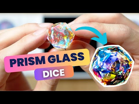 URWizards Prism Glass Dice: Colors and Refraction Magic