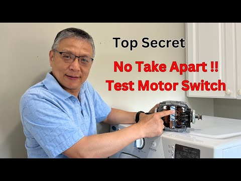 Quick Test Dryer Motor Switch Without Taking Apart, Trick Nobody Tell