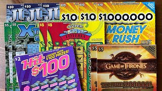 $100 NC Lottery Scratch-Off Session!💰Small PROFIT + Stacked WINS at the End!🔥