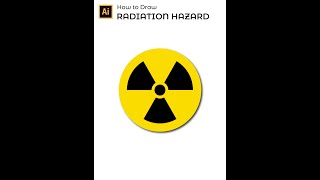 Drawing Radiation Hazard Symbol in Adobe Illustrator