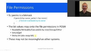 File Permissions in C++17