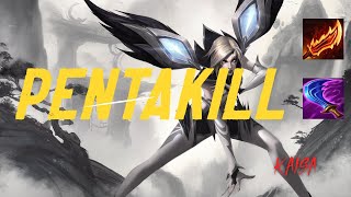 INSANE kaisa 1v5 engage pentakill with OP on-hit build