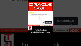 Oracle SQL tutorial in TAMIL | NVL FUNCTION @learncodetodaytamil