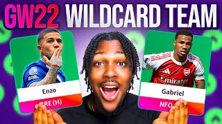 MY FPL GW22 WILDCARD DRAFT🔥| Fantasy Premier League 25/26