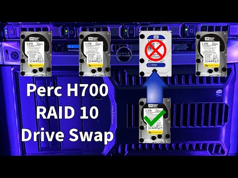 Dell Poweredge R310 RAID 10 Single Drive Replacement (Getting rid of the last Western Digital Blue)