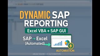 Dynamic SAP Reporting with Excel VBA & SAP GUI Scripting — Go Beyond Static Reports! Part 1