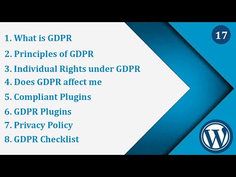 What is GDPR |  GDPR Plugins | Privacy Policy | GDPR Full Video