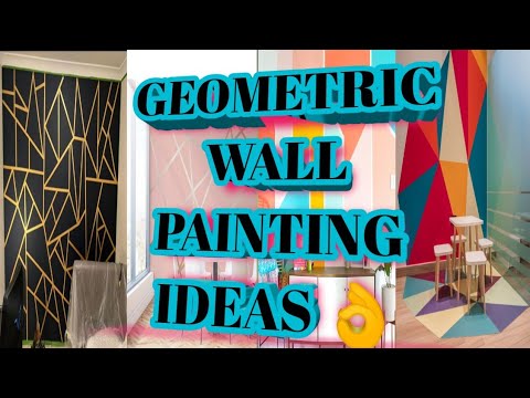 Marvelous Geometric wall painting ideas 🔥😍
