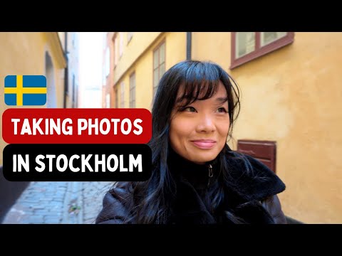 taking photos in Stockholm