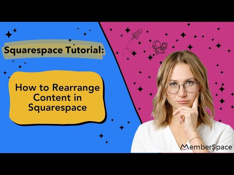 How to Rearrange Content on a Squarespace Website