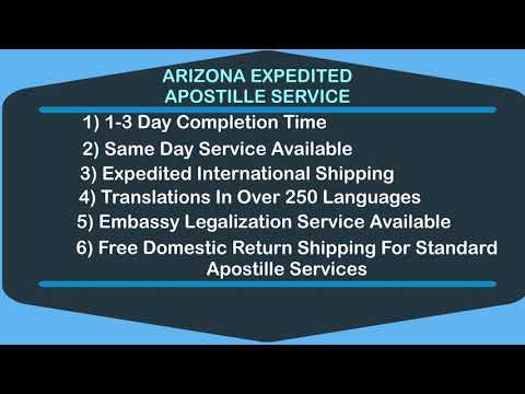 Arizona Apostille - One Source Process