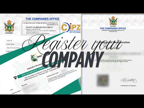How to register a Company in Zimbabwe , 2026 Edition
