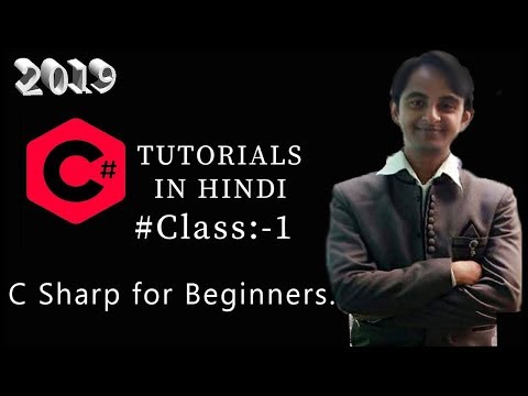 1. c# tutorial | Introduction To C sharp .net. How to learn C#  in hindi ,learn c# language in hindi