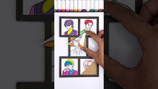 All saja Boys Amazing penta Cardboard Puzzle solving game 🧩♥️🎨 Saja boys all characters #viral