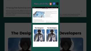 Website with 3D Effect using HTML CSS & Javascript #htmlcss #javascript #website #webdevelopment