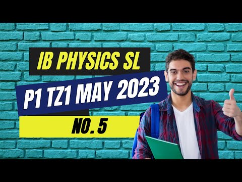 Physics SL P1 TZ1 May 2023 (No.5)