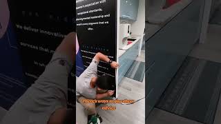 Solution Beyond Limit #fyp #oddlysatisfying #walldecals #designtok #decals #automaticdoor #custom