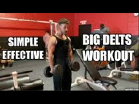 Shoulder Workout for Capped Delts/V-Taper
