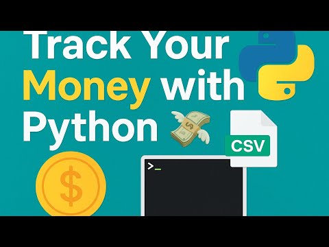 "Build a Personal Expense Tracker in Python | Full Project with CSV | Beginner to Advanced" #Coding