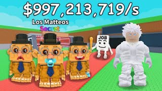 Roblox Steal a Brainrot But i have INFINITE LUCK🤯