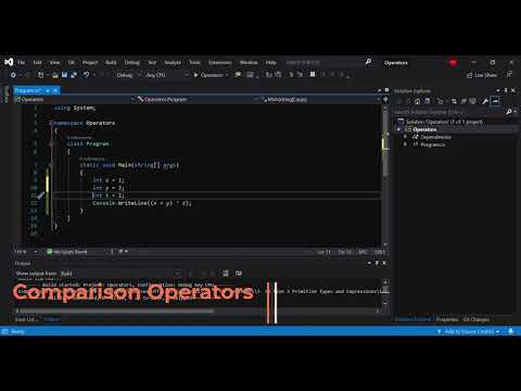 C# free Arabic course: Sec 3 Lesson 9  Demo Operators