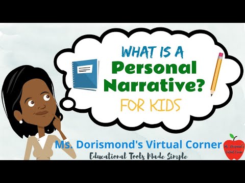 ✏️ What is Personal Narrative Writing? | Writing a Personal Narrative for Kids 1st & 2nd Grade