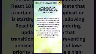 React quiz interview questions   Part 59