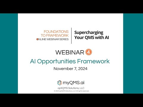 AI Opportunities Framework
