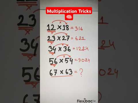 Multiplication Tricks 2025 #MathTricks #MathHack #Viralmath #IIT #youtubeshorts #shorts