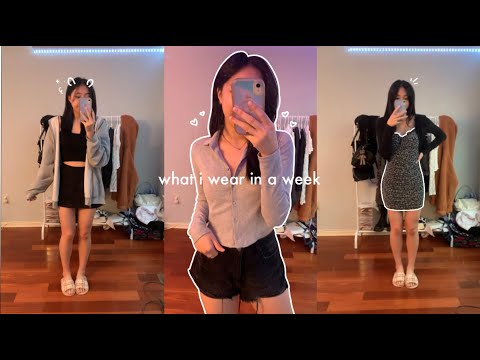what i wear in a week (last week of sophomore year)