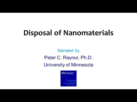 Module 19 (Disposal of Nanomaterials)