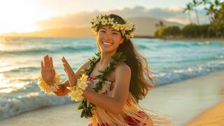 Hawaiian Music Instrumental + Stunning Island Views🌺🎶