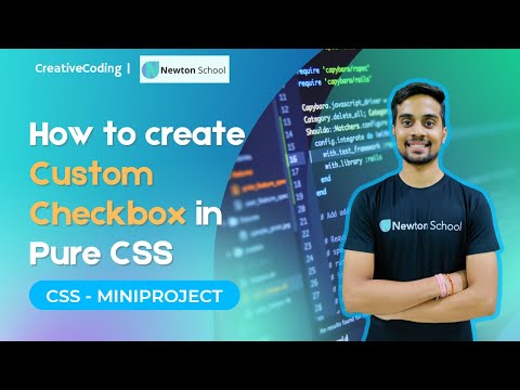 How to create a Simple Custom Checkbox in Pure CSS | CSS MiniProject | HTML Tutorial | Step by Step