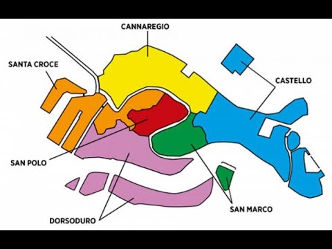 I SESTIERI DI VENEZIA