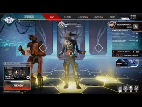 Marvin getting an Autograph from Seer in lobby -Apex Legends