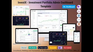 Investx Admin - Investment Portfolio Management Dashboard With Ui Framework
