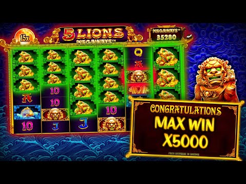 🔥 5 LIONS MEGWAYS PAYED CRAZY (MAX WIN)