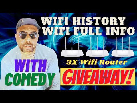 Wifi History & Wifi full Info & Wifi Information 🔥🔥🔥 3X Wifi Router Giveaway 🔥 With Comedy
