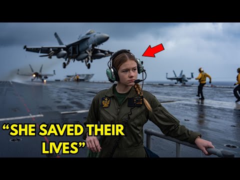 The Flight Deck Went Dark — Then  Simple Woman Landed Three F/A-18s Alone | Full Inspirational Story