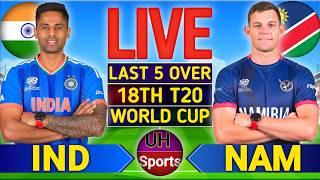 Live India vs Namibia, Live T20 Cricket Score & Update, T20 World Cup, Match 18 | NAM vs IND, 5 OVER