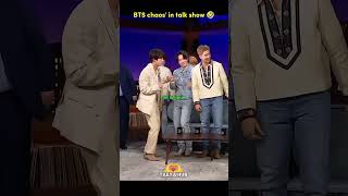 BTS being chaotic in the talk show 😂🤭 #bts #btsshorts