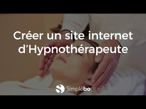 Créer un site internet d'Hypnothérapeute avec Simplébo