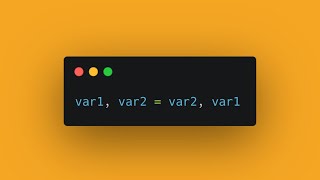 Python SWAP VARIABLES in 30 seconds 👨‍💻 #shorts