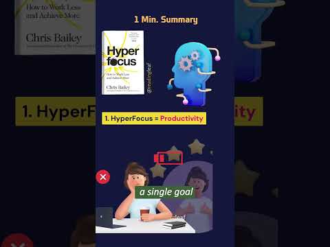How to fix your Focus and achieve Hyperfocus : 1 Min summary