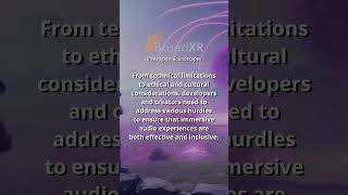 #ImmersiveTech #AudioCreation #NextGenAudio #Soundscapes #ExtendedReality #RealityChange #wordsmatte